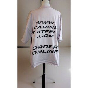 RARE YEEZY Season 7 x Corine Roitfeld Signed Oversized Crew S/S Sweatshirt Large